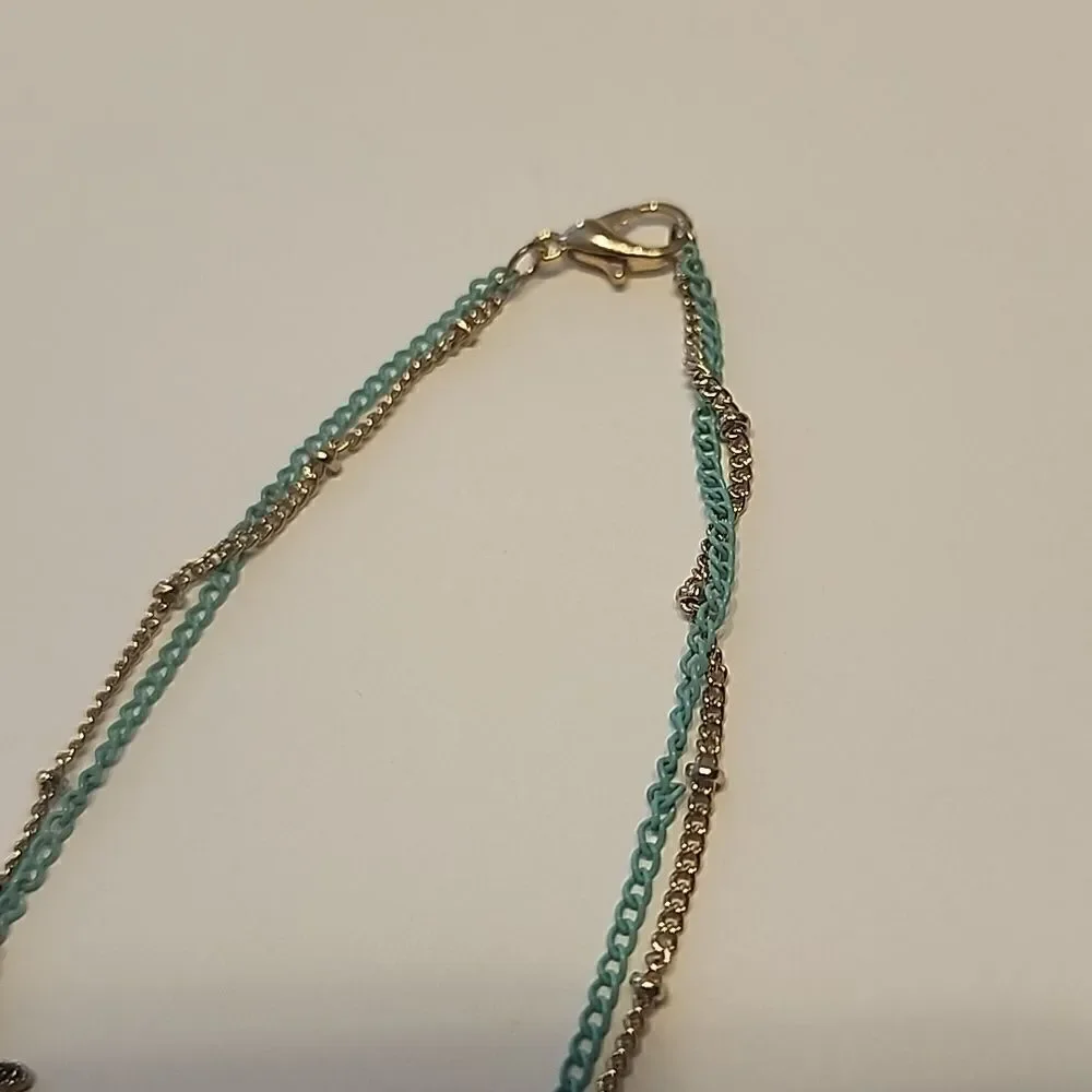 Sea Turtle Chain Bracelet 7 3/4